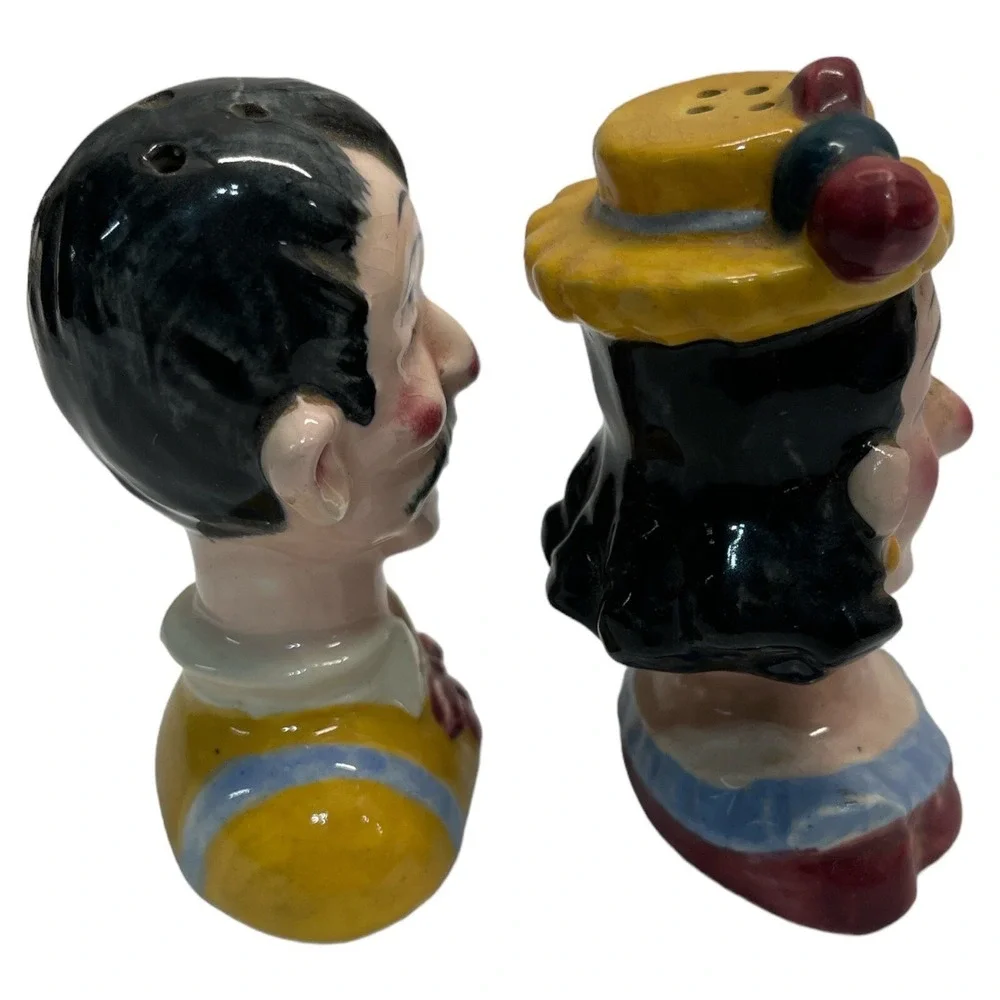 Enesco Rare Salt & Pepper‎ Shakers VTG Vintage Four Eye Made Japan